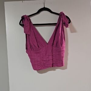 Free People Magenta Tank Top